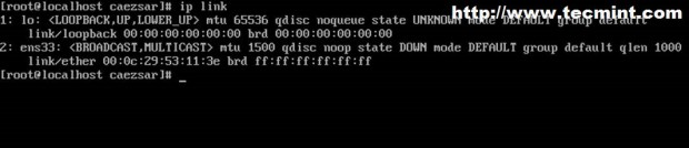 Check Network Interfaces Names