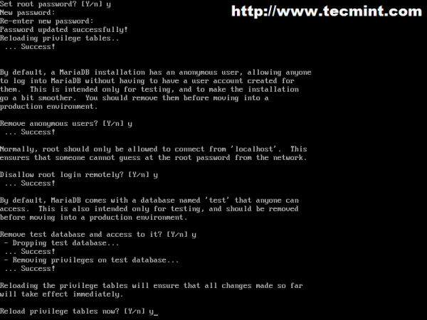 Configure MySQL Settings