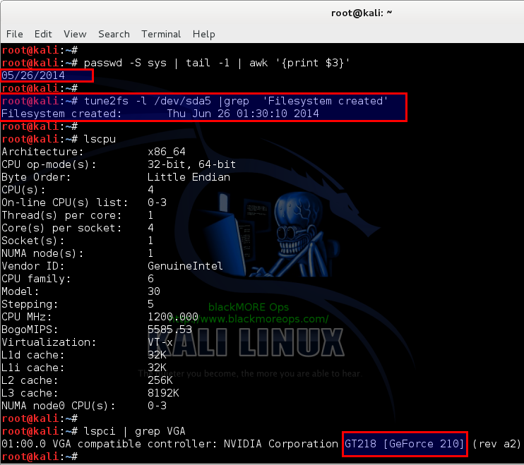 0 - Kali Linux 1.0.7 kernel 3.14 - Install proprietary NVIDIA driver - NVIDIA Accelerated Linux Graphics Driver - When installed